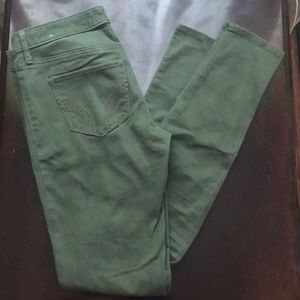 Green Hollister jeans